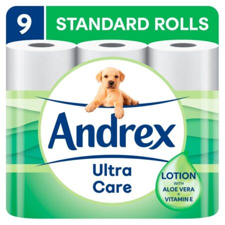 Andrex Ultra Care Toliet Roll 9 per pack