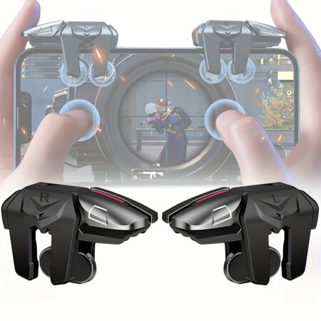 A Pair Of Mobile Game Controller Triggers, Mobile Game Accessories, Finger Trigger Sensitive Shooting Target Button Intelligent Mobile Game Controller Handle, Can Operate Mobile Phone Flexibly With Six Fingers, More Smooth And Sensitive