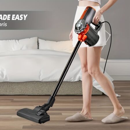 1pc, 110V Vacuum Cleaner 18KPA Wet And Dry 600W High Power Vacuum Cleaner, Portable Household Low Noise Handheld Vacuum For Pet Hair, Hard Floor And Carpet, Four-in-one Lightweight Handheld Rod Vacuum Cleaner