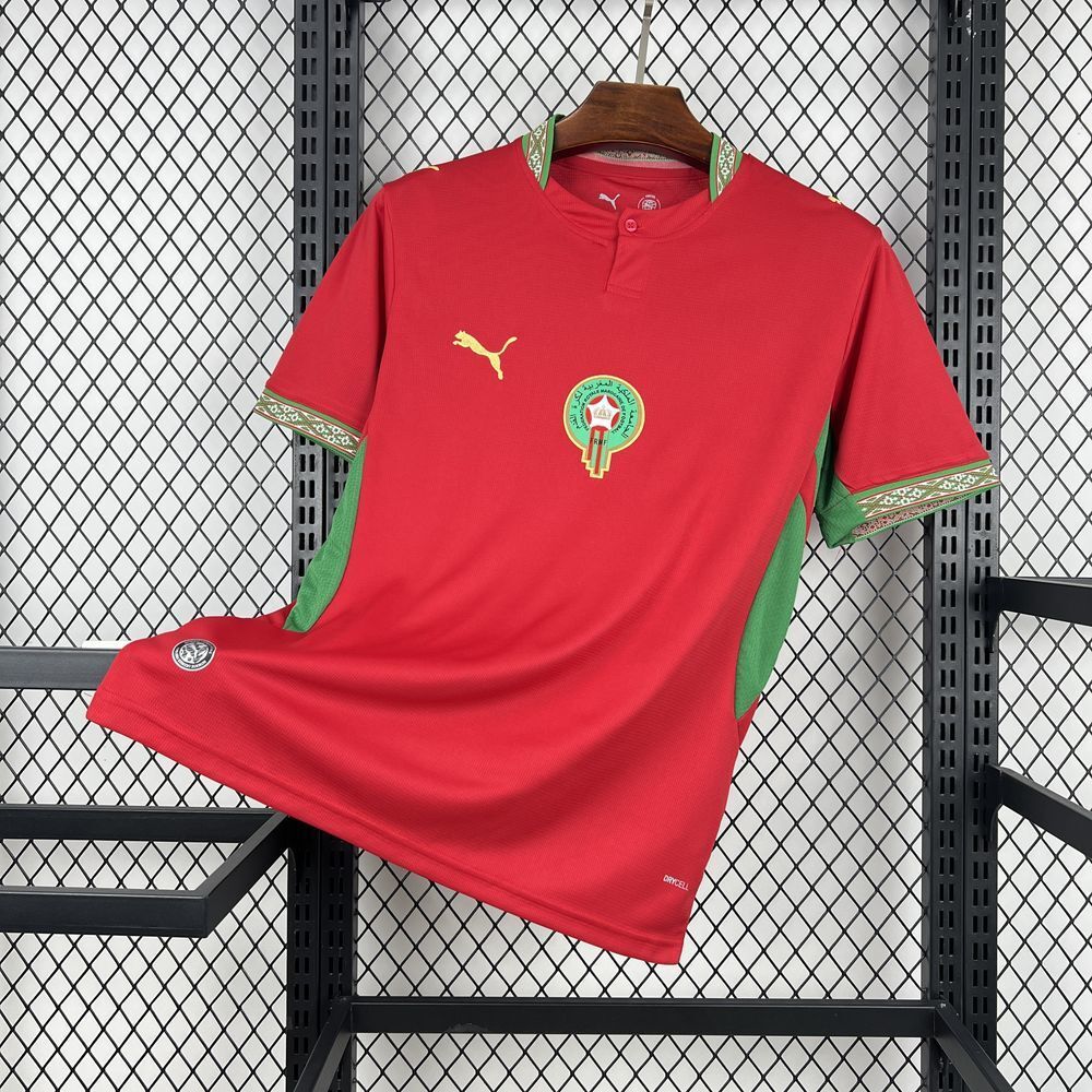 【S~4XL】Morocco 2026 World Cup Home Football Jersey