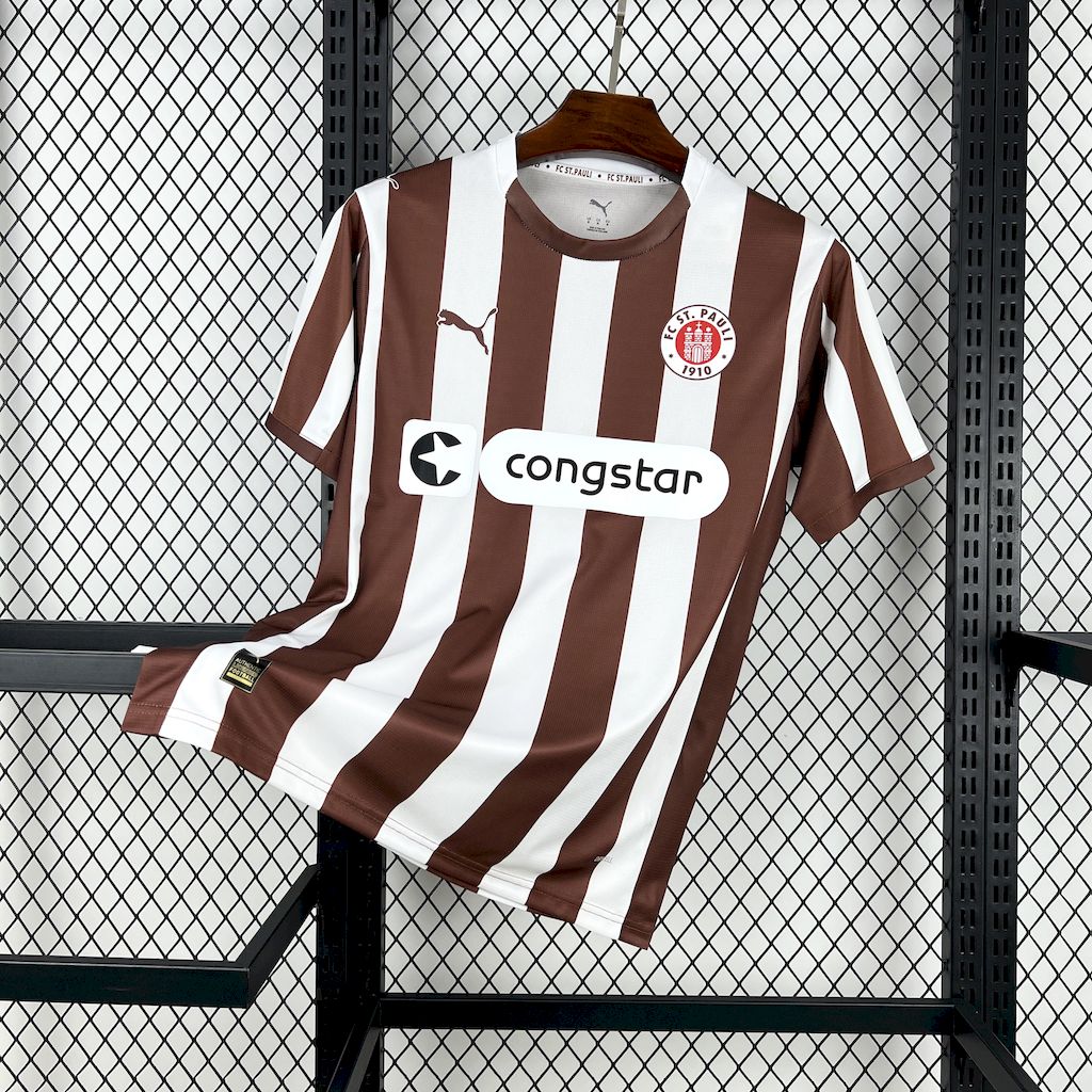 【S~4XL】St. Pauli 25/26 Home Jersey