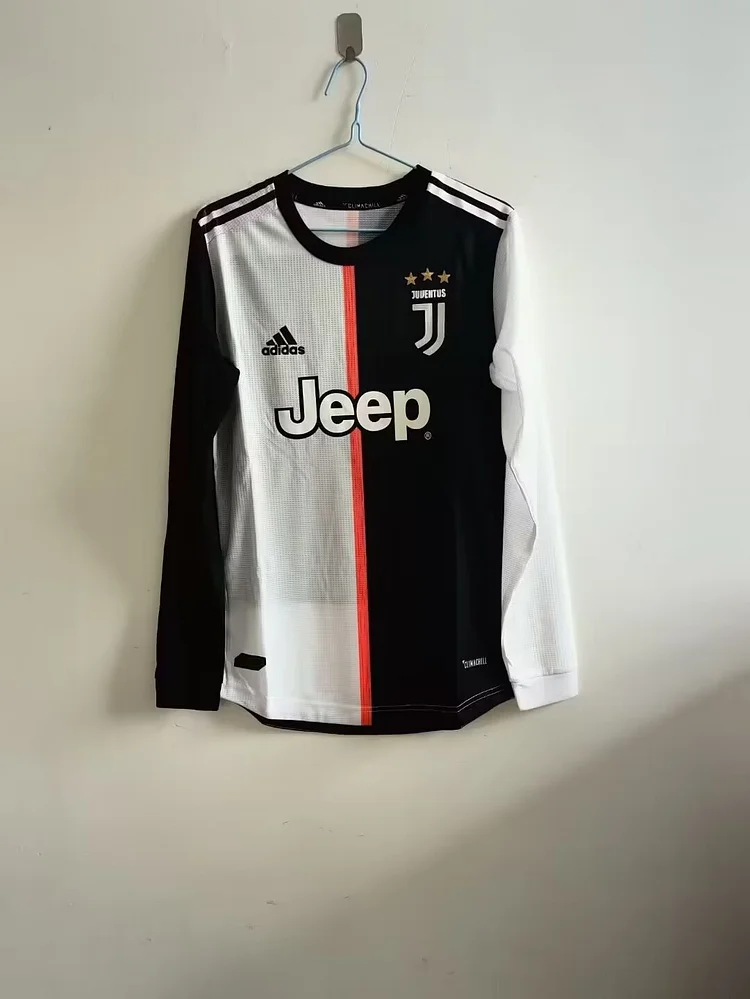 2019/2020 Retro Player Version Long Sleeve Juventus Home Football Shirt 1:1 Thai Quality - Image 2