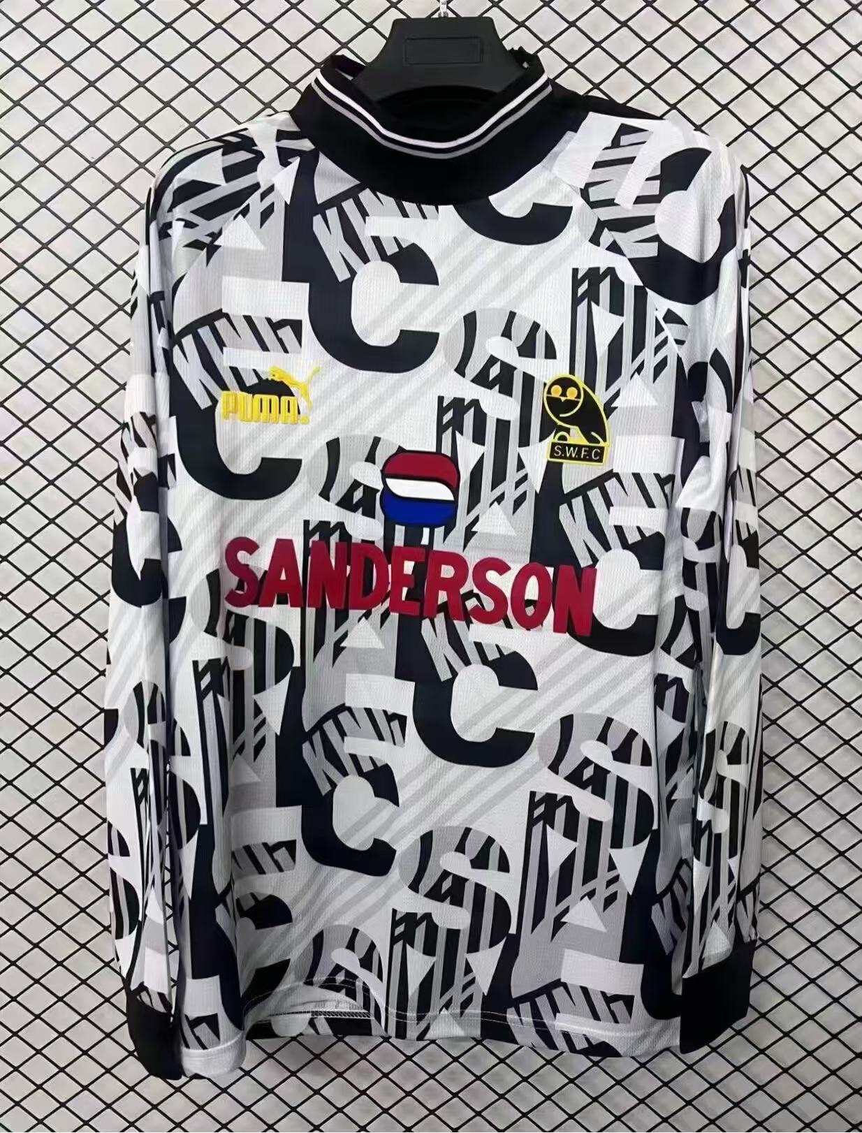 【S-4XL】1993 Sheffield Wednesday GK Football jersey