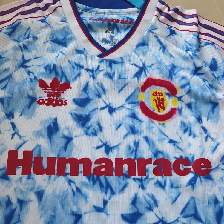 【S-2XL】2020 Limited Edition Man Utd X Pharrell Human Race Jersey - Image 4