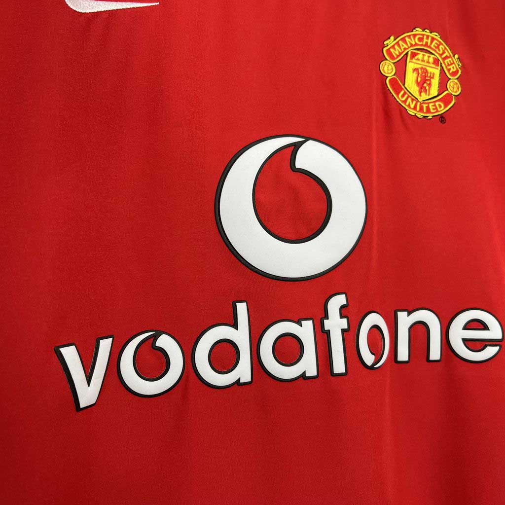 2002/2004 Retro Manchester United Home Football Shirt 1:1 Thai Quality - Image 5