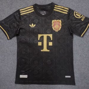 【S~4XL】Bayern 12025th Anniversary Black Football Jersey
