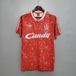 Retro 89/91 Liverpool Football Shirt Home 1:1 Thai Quality