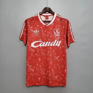 Retro 89/91 Liverpool Football Shirt Home 1:1 Thai Quality