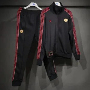 25/26 Man Utd Terrace Icons black tracksuit