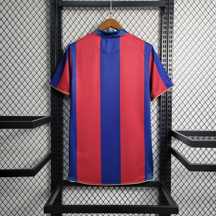 Retro Barcelona Football Shirt Home 2007/2008 1:1 Thai Quality - Image 3