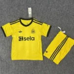 Kids Newcastle United 25/26 GK Football Jersey（yellow）