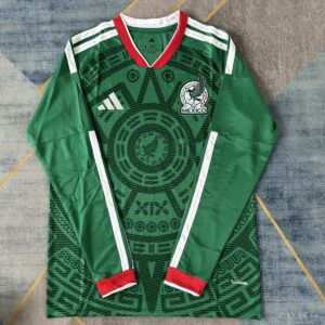 【S~2XL】Mexico 2026 World Cup Long-Sleeved Home Jersey