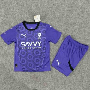 24/25 Al Hilal Saudi Third Football Shirt Kids Size
