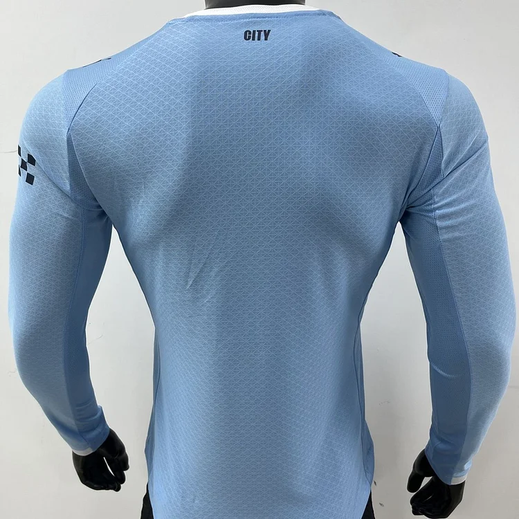 Player Edition - Manchester City 25/26 Home Long sleeves Jersey - Image 3
