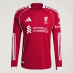 【S~4XL】Liverpool 2025/26 Home Long Sleeve Shirt