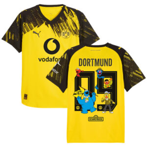 【S~4XL】Dortmund 25/26 Home Jersey【Sesame Street Print】