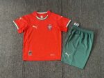 2025 Portugal Home Football Jersey 1:1 Thailand Quality Kids Size