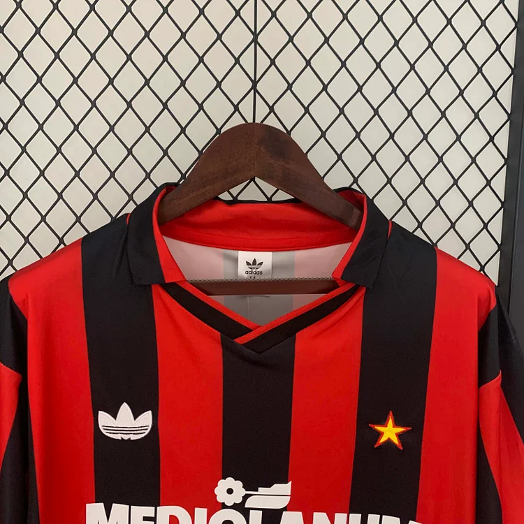 1990/1991 Retro AC Milan Home Football Shirt 1:1 Thai Quality - Image 4