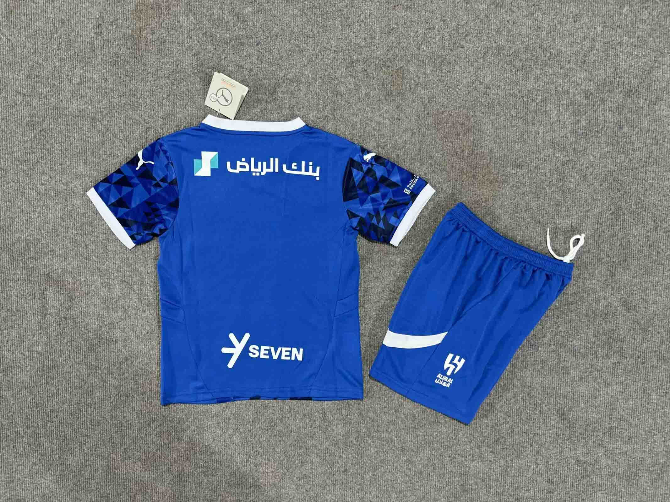 24/25 Al Hilal Saudi Home Football Shirt Kids Size - Image 2