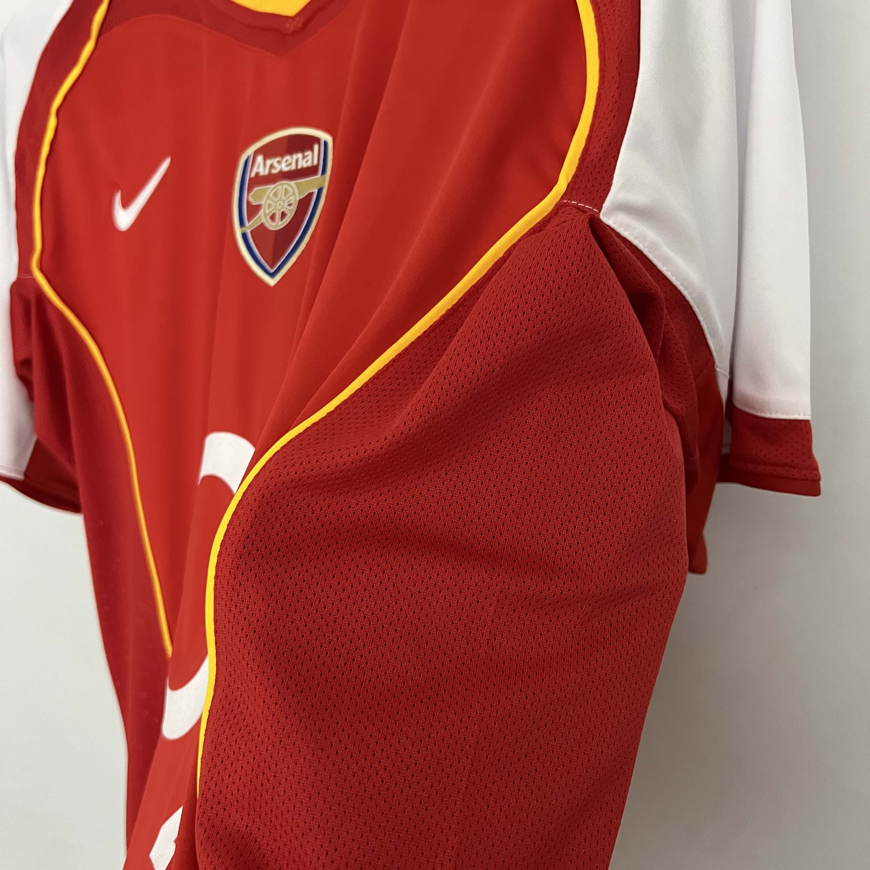 2004/2005 Retro Arsenal Home Football Shirt 1:1 Thai Quality - Image 8