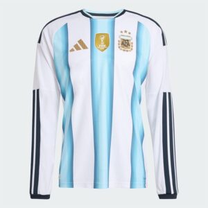 Player Edition - Argentina 2026 World Cup Home Long Sleeve Football Jersey(The badge needs to be customized)