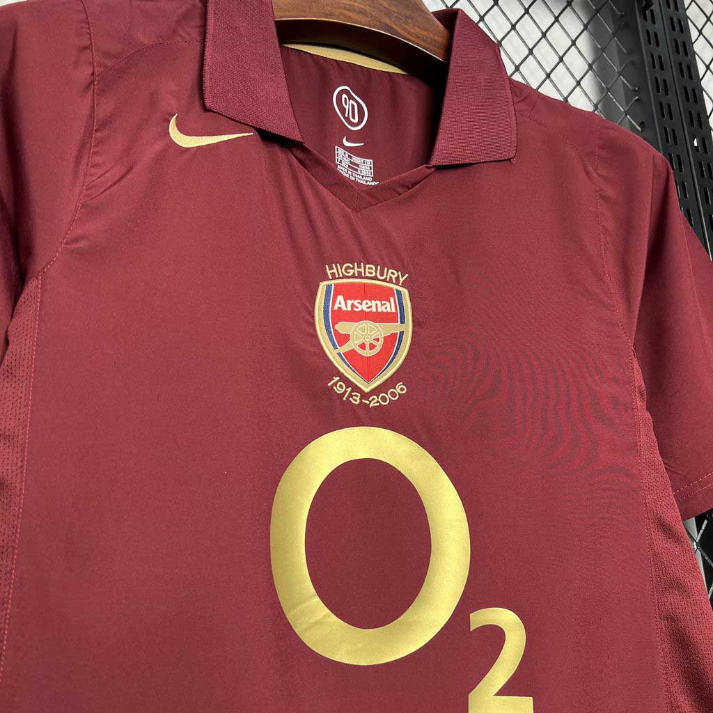 2005/2006 Retro Arsenal Home Football Shirt 1:1 Thai Quality - Image 3