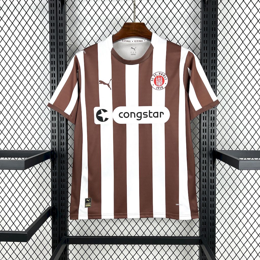 【S~4XL】St. Pauli 25/26 Home Jersey - Image 7