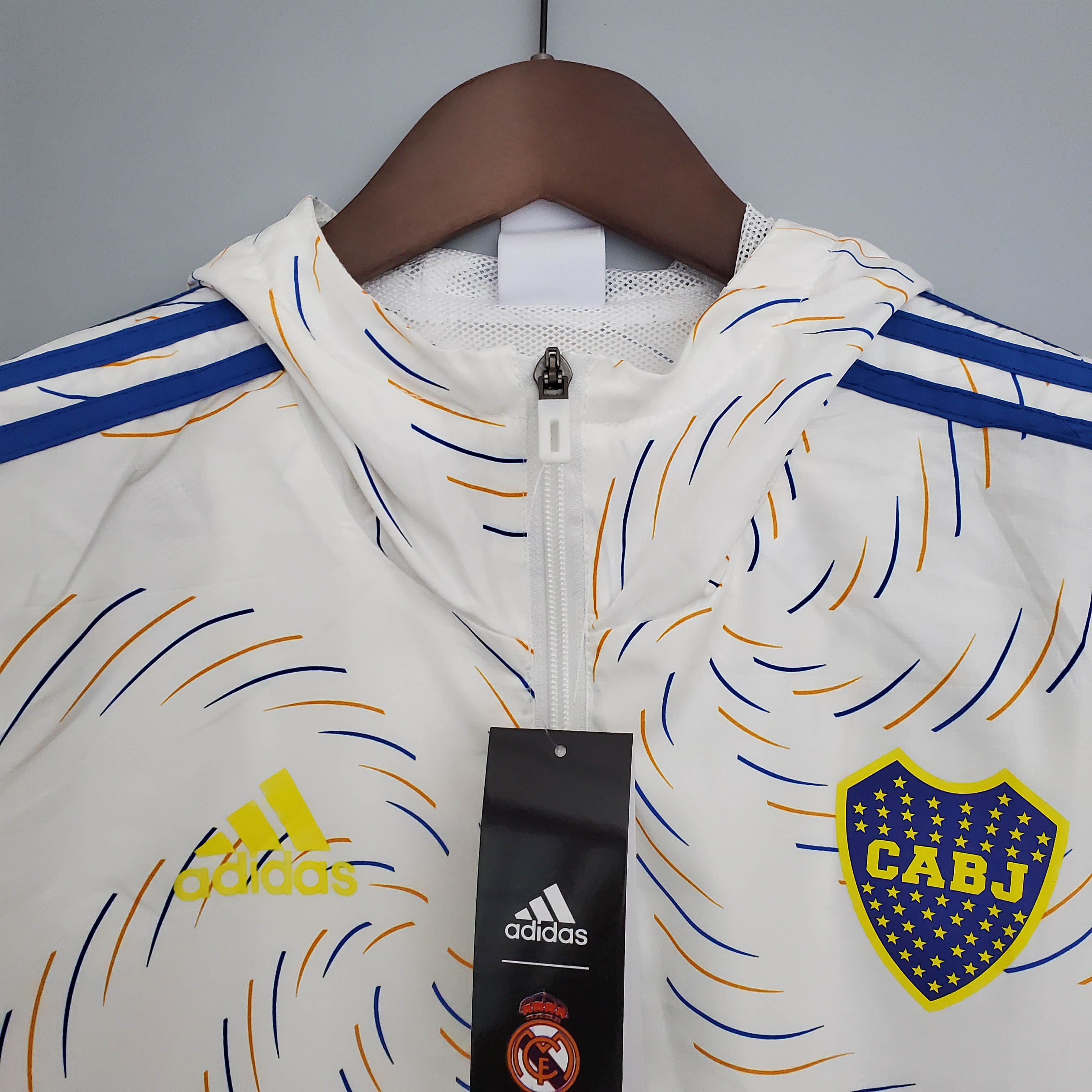 Windbreaker White Boca Juniors Jersey 1:1 Thai Quality - Image 3