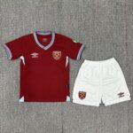 25/26 Kids West Ham United Home Football Shirt