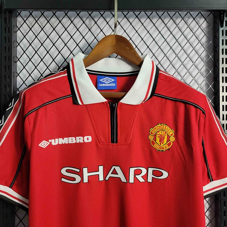 1998/1999 Retro Manchester United Home Football Shirt 1:1 Thai Quality - Image 4