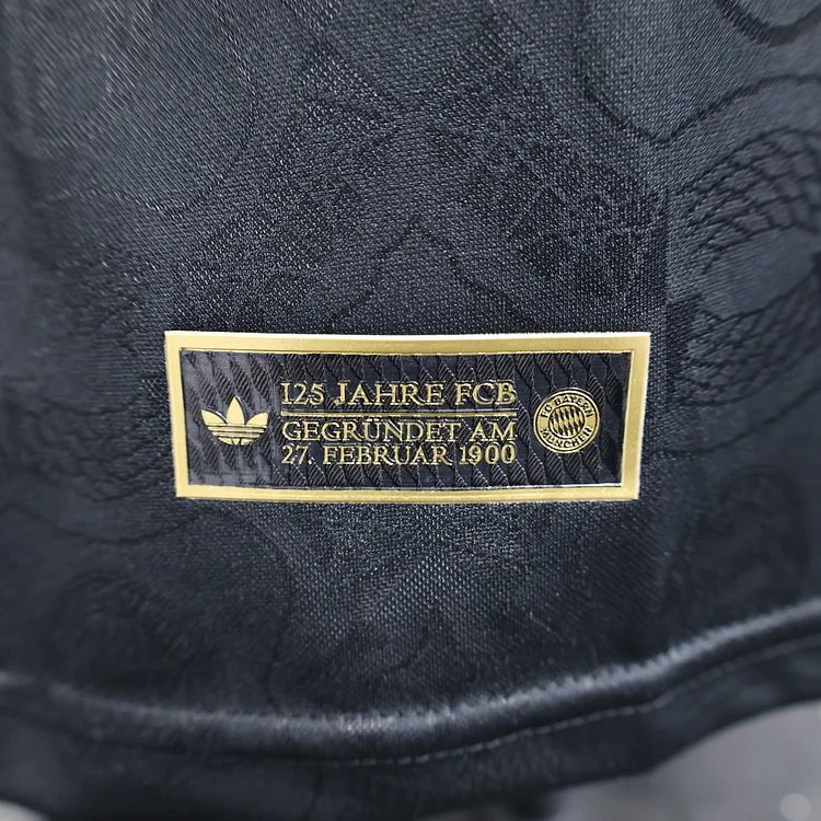 Player Edition -Bayern 12025th Anniversary Black Jersey - Image 9