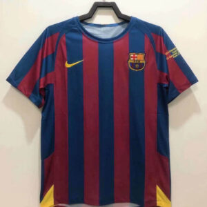 2005/2006 Retro Barcelona Home Football Shirt UEFA Champions League