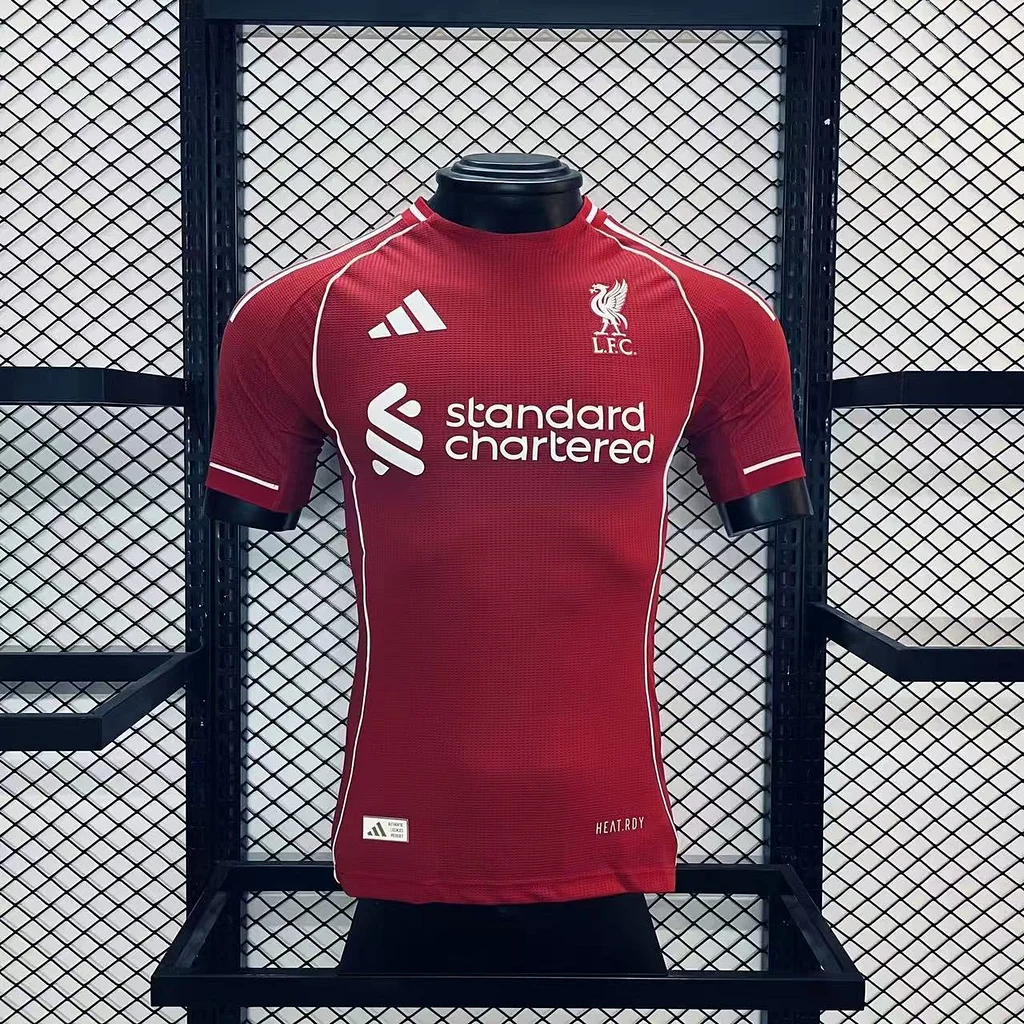 Player Edition-Liverpool 2025/26 Home Football Jersey 1:1 Thai Quality