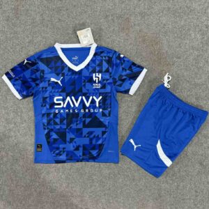 24/25 Al Hilal Saudi Home Football Shirt Kids Size