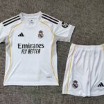 Kids Real Madrid 25/26 Home Football Jersey