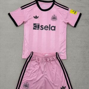Kids Newcastle United 25/26 GK Football Jersey（Pink）