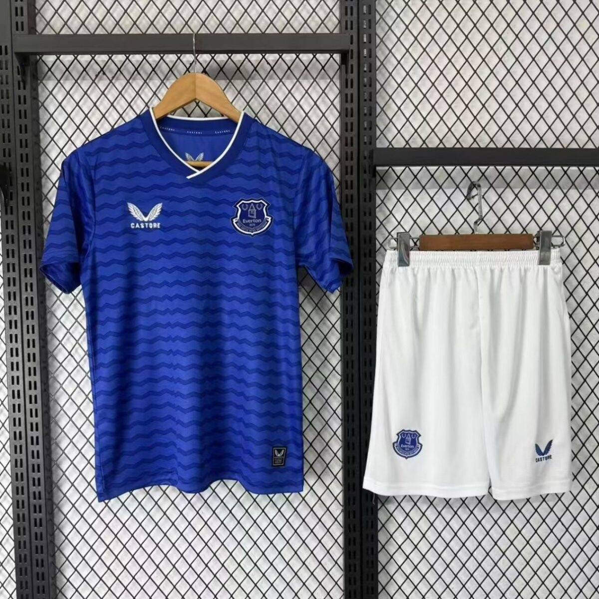 Kids Everton 2025/2026 Home Football Jersey