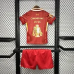 Kids Liverpool 2024/2025 EPL Champions Home Jersey