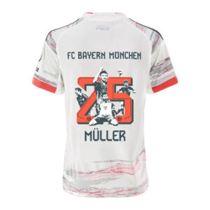 【S~4XL】Bayern 2025/26 Away Football Jersey(Müller #2025)
