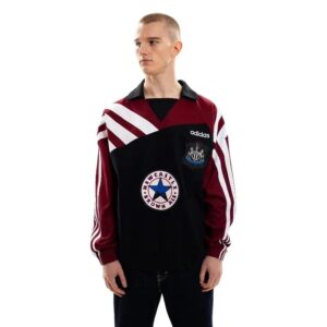 【S~4XL】Newcastle United 25/26 Long Sleeve Training Top (Retro 1995/97 Collared Version)