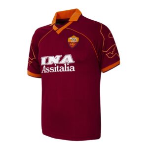 【S~2XL】Roma 1999 Retro Home Jersey
