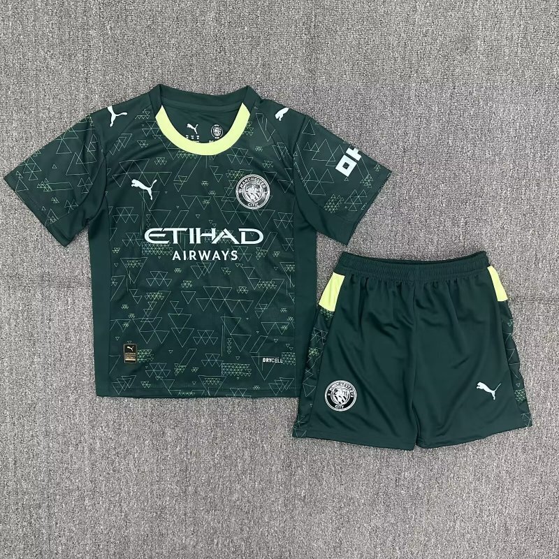 Kids Manchester City 25/26 Forth Kit