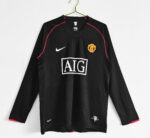 2007/2008 Retro Long Sleeve Manchester United Third Away Football Shirt 1:1 Thai Quality