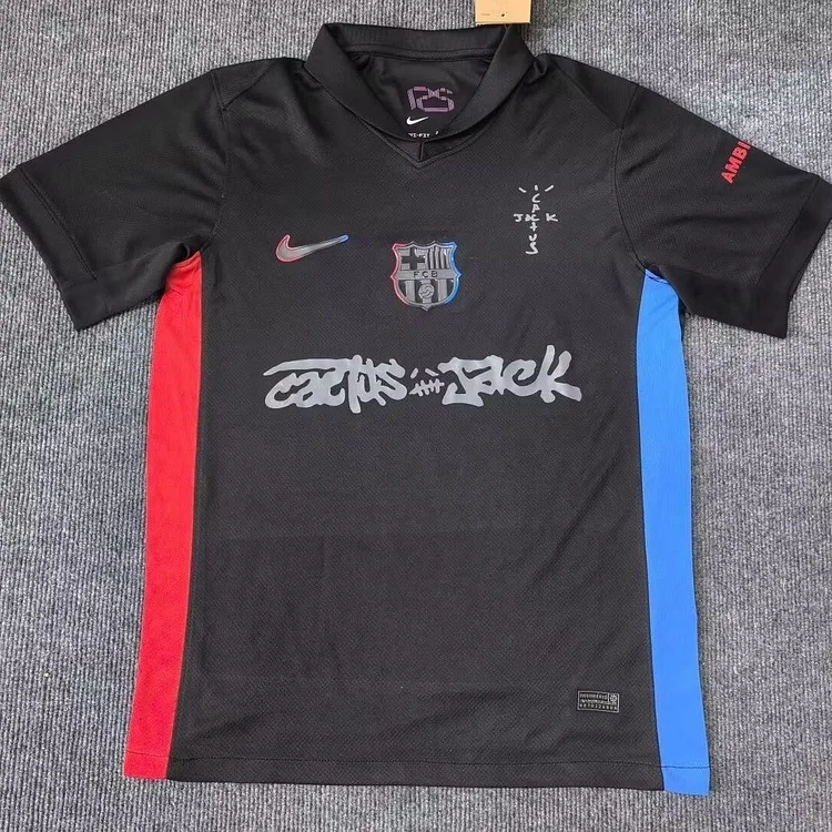 【S~4XL】Barcelona 24/25 TRAVIS SCOTT Away Jersey - Image 2