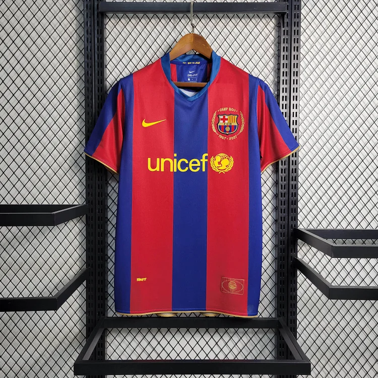 Retro Barcelona Football Shirt Home 2007/2008 1:1 Thai Quality - Image 2