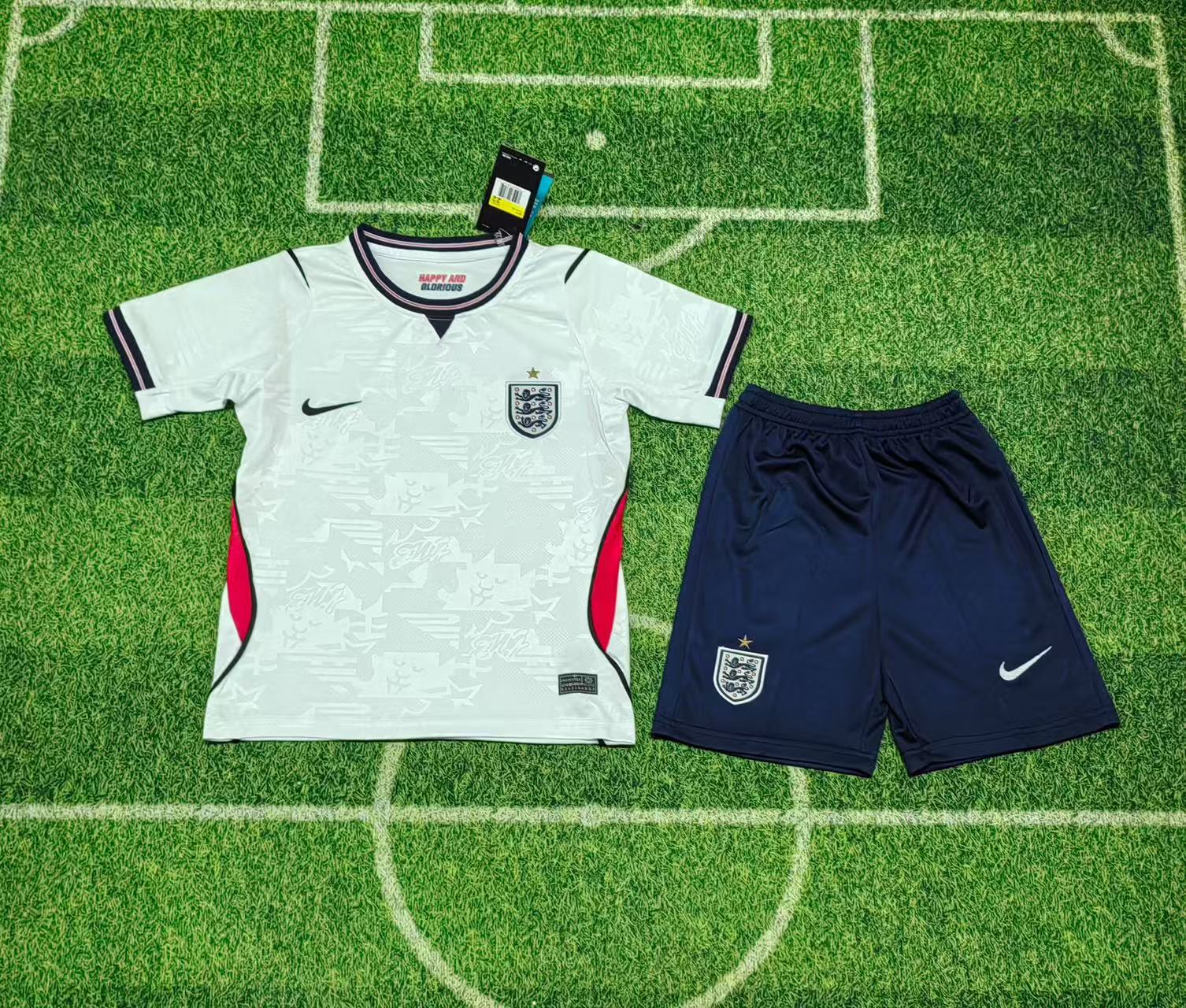 Kids England 2026 Home Football Jersey