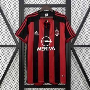 2003/2004 Retro AC Milan Home Football Shirt