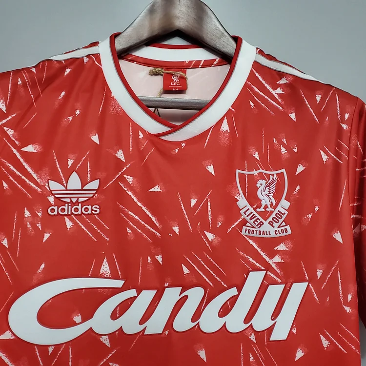 Retro 89/91 Liverpool Football Shirt Home 1:1 Thai Quality - Image 4