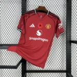 Manchester United 25/26 Home Poppy Football Jersey