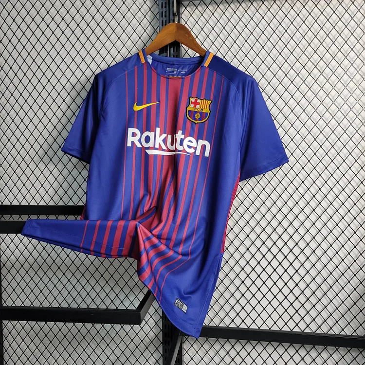 2017/2018 Retro Barcelona Home Football Shirt 1:1 Thai Quality - Image 4